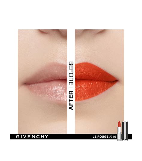 givenchy red lipstick.